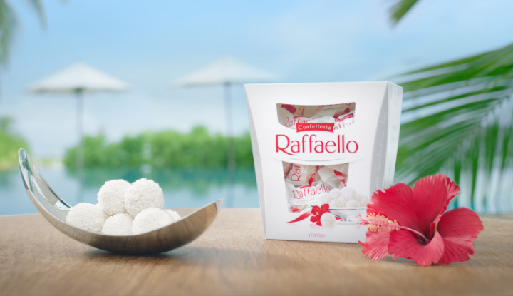 Raffaello Packung aus dem Jahr 1990