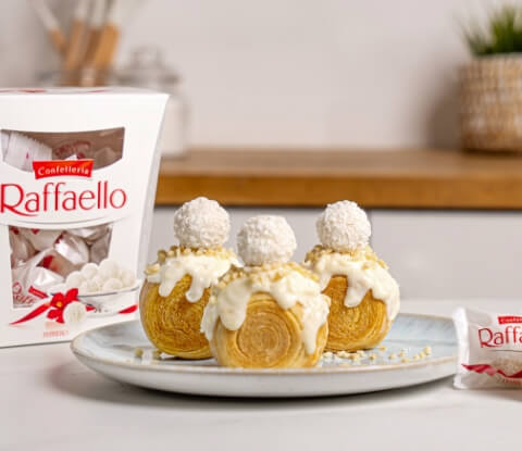 Mini-Kokos-Croissant Rolls mit Raffaello