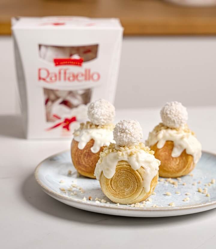 Mini-Kokos-Croissant Rolls mit Raffaello