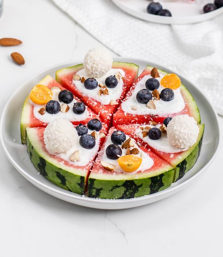 Wassermelonenkuchen mit Raffaello