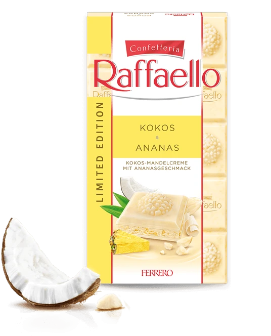 Raffaello Kokos & Ananas Tafel