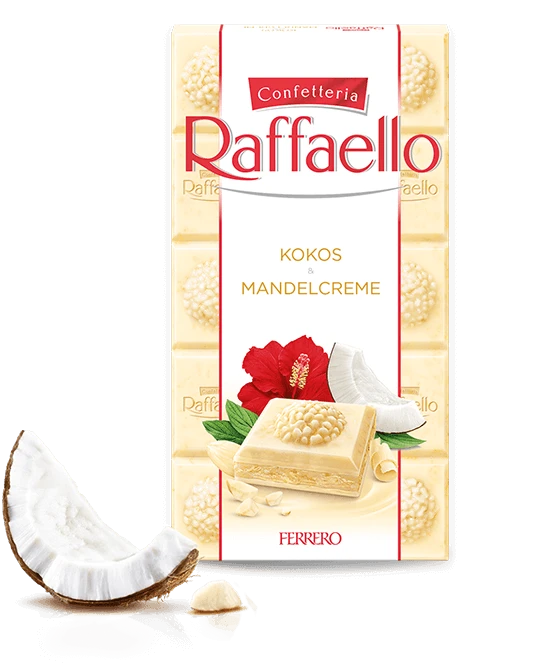 Neue Raffaello Tafel mit Kokos und Nuss