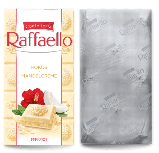 Neue Raffaello Tafel Verpackung